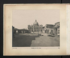 Fotoalbum Mit 40 Fotografien, Edizione Inalterabile, Ansicht Rom, Castello S. Angelo, San Paolo Interno, Foro Trajano  - Albums & Collections