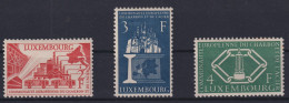 Luxemburg 552-554 Vier Jahre Montanunion 1956 Luxus Postfrisch MNH Kat. 70,00 - Brieven En Documenten