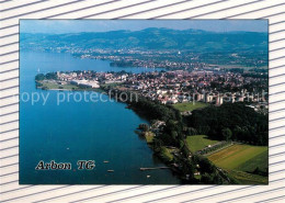 13282643 Arbon  TG Fliegeraufnahme Mit Bodensee Strandbad Und Campingplatz  - Altri & Non Classificati