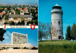 13258332 Basel BS Stadtblick Teilansicht Kantonsspital Und Wasserturm Bruderholz - Otros & Sin Clasificación