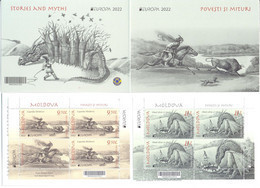 2022. Moldova, Europa 2022, Stories & Myths, Booklet,  Mint/** - Moldawien (Moldau)