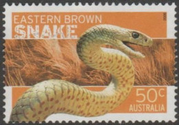 AUSTRALIA - USED 2006 50c Dangerous Australians - Brown Snake - Usati