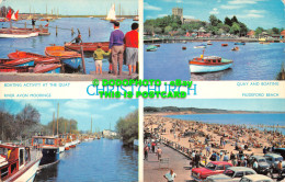 R524693 Christchurch. River Avon Moorings. Quay And Boating. Mudeford Beach. E. - Wereld