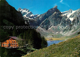 13246612 Rotsteinpass Berggasthaus Seealpsee Altmann Rossmad Saentis Rotsteinpas - Autres & Non Classés