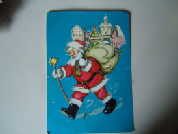 TURKEY   POSTCARDS  1967 NEW YEAR  SANTA CLAUS  FOR MORE PURCHASES 10% DISCOUNT - Turkey