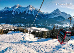 13246344 Motta Naluns Wintersportplatz Engadin Bergbahn Alpenpanorama Motta Nalu - Autres & Non Classés