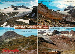 13243694 Silvretta Wiesbadnerhuette Vermuntkopf Piz Buin Hohes Rad Signalhorn Si - Autres & Non Classés