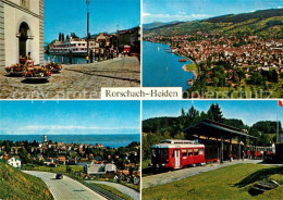 13242188 Rorschach Bodensee Heiden Kirche Panorama Eisenbahn  Rorschach Bodensee - Autres & Non Classés