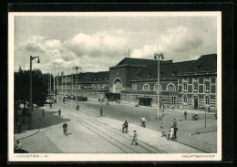 AK Münster I. W., Hauptbahnhof  - Muenster