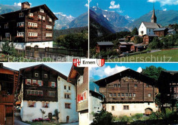 13239623 Ernen Ortsmotive Mit Alten Haeusern Kirche Walliser Alpen Ernen - Andere & Zonder Classificatie