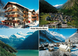 13239622 Saas Almagell Hotel Monte Moro Panorama Mattmarksee Walliser Alpen Saas - Other & Unclassified