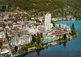 13236128 Montreux VD Fliegeraufnahme Hotel Eden Casino Montreux VD - Andere & Zonder Classificatie