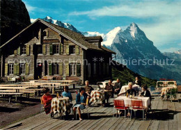 13235270 Grindelwald Berghotel Grosse Scheidegg Terrasse Moench Eiger Berner Alp - Altri & Non Classificati