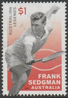 AUSTRALIA - USED 2016 $1.00 Legends Of Tennis - Frank Sedgman - Usati