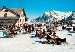 13234740 Grindelwald Maennlichen Berghotel Sonnenterrasse Wetterhorn Berner Alpe - Otros & Sin Clasificación