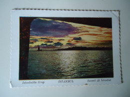 TURKEY   POSTCARDS  1955  ISTANBUL  SUNSET PURCHASES 10% DISCOUNT - Türkei