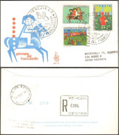 Fdc Venetia 1975 406it Giornata Del Francobollo As Venezia Raccomandata - FDC