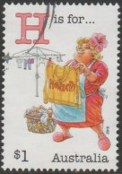 AUSTRALIA - USED 2019 $1.00 Fair Dinkum Aussie Alphabet - "H" Is For House Wife, Hills Hoist - Gebruikt