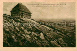 73818986 Riesengebirge_Krkonose_Karkonosze Reiftraegerbaude Mit Blick Zum Hochst - Repubblica Ceca