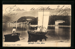 Cartolina Bellagio, Panorama E Villa Melzi  - Autres & Non Classés