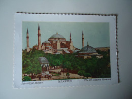 TURKEY  POSTCARDS 1958 ΑΓΙΑ ΣΟΦΙΑ  CONSTANTINOPLE   FOR MORE PURCHASES 10% DISCOUNT - Turchia