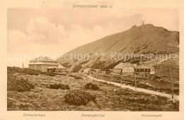 73818846 Schneekoppe Snezka CZ Bergbauden Schlesierhaus Riesenbaude  - Czech Republic