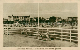 73818543 Ahlbeck Ostseebad Strand Von Der Bruecke Gesehen Ahlbeck Ostseebad - Autres & Non Classés