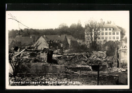 AK Oeschelbronn, Brandkatastrophe 1933  - Katastrophen