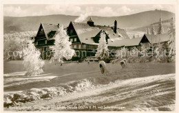 73818431 Riesengebirge_Krkonose_Karkonosze Berghotel Teichmannbaude Mit Schneeko - Tchéquie