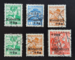 Österreich 1935, Mi 613-16 "Winterhilfe II" Gestempelt - Gebruikt