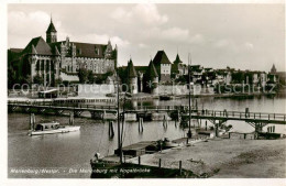 73818338 Marienburg  Westpreussen Malbork PL Die Marienburg Mit Nogatbruecke  - Polen