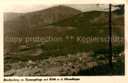 73818305 Brueckenberg Krummhuebel Riesengebirge PL Panorama Mit Schneekoppenblic - Pologne