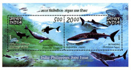 INDIA 2009 INDIA - Philippines JOINT ISSUE Miniature Sheet MS MNH P.O Fresh & Fine - Nuovi