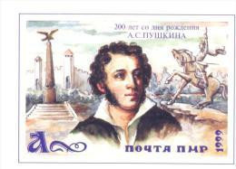 1999. Transnistria, 200y Of Birth A. Pushkin, Russin Poet, 1v, Mint/** - Moldavie