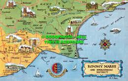 R525163 Romney Marsh And Surrounding District. Map. J. Salmon. M. F. Peck - Welt