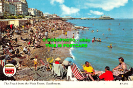 R525167 Eastbourne. The Beach From The Wish Tower. Elgate Postcards. 1980 - World