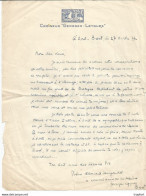 M11 Cpa / Rare LETTRE 1937 A BORD Du Croiseur Georges LEYGUES BREST Le 27 Octobre 1937 Navire Guerre Militaria - Verkehr & Transport