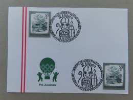 Österreich Pro Juventute - Mit Sonderstempel 6. 12. 1984 Pram, 12. Nikolaus Sonderpostamt (Nr.1058) - Sonstige & Ohne Zuordnung