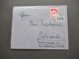 1948 Bizone Bauten Nr. 85 EF Mit Notopfer Marke Tagesstempel Hintersee ( B. Berchtesgaden) Abs. Posthof - Storia Postale