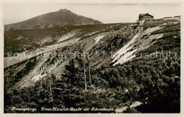 73817957 Riesengebirge_Krkonose_Karkonosze Prinz Heinrich Baude Mit Schneekoppe - Tchéquie