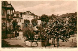 73817865 Bad Ilmenau Henne Brunnen Mit Schloss Und Rathaus Bad Ilmenau - Ilmenau