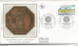 Cpa RX9 / First Day Cover Stamp / Enveloppe Timbrée Timbre Thème JUSTICE Cour De CASSATION - Colecciones Completas