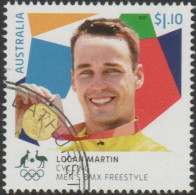 AUSTRALIA - USED 2021 $1.10 Olympic Games Gold Medal Winners Men's BMX Freestyle - Gebruikt