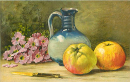 Illustrateur Italien - Nature Morte - Fruits Et Legumes   Q 2556 - Pittura & Quadri