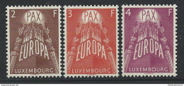 1957 LUSSEMBURGO  - N° 531/533  3 Valori  MNH/** - Sonstige & Ohne Zuordnung