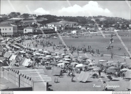 At424 Cartolina Fano Spiaggia Provincia Di Pesaro - Pesaro