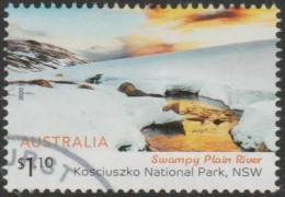 AUSTRALIA - USED 2020 $1.10 Australian Alps - Swampy Plain River, Kosciuszko National Park, New South Wales - Used Stamps