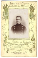 Fotografie Alexander Osswald, Ludwigsburg, Soldat Im Artillerie-Regiment Nr. 29  - Krieg, Militär