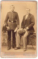 Fotografie Robert Dressler, Berlin-Charlottenburg, Schlossstrasse 15, Füsilier Im Preuss. Garde-Grenadier-Rgt  - War, Military