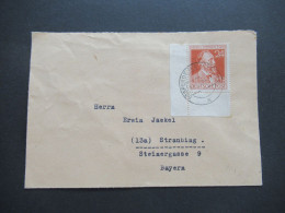 KOntrollrat 1947 Heinrich Von Stephan Nr.963 Eckrand Unten Links Fernbrief Bösperde Kreis Iserlohn - Straubing In Bayern - Brieven En Documenten